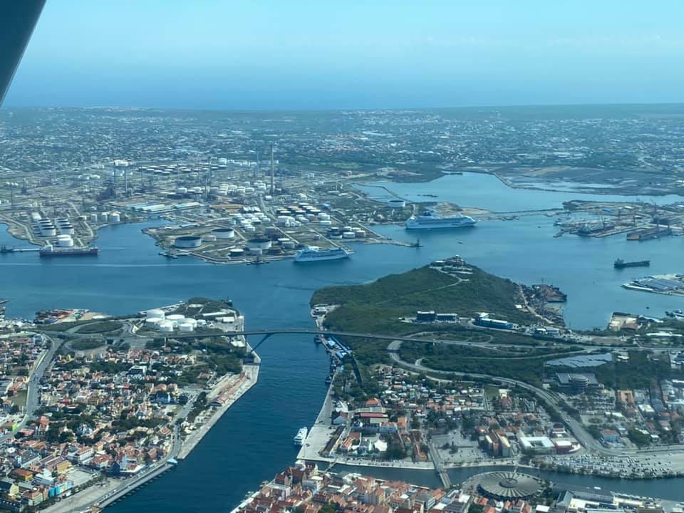 Nine cruise ships in Curaçao ports
