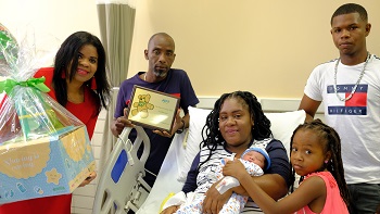 ENNIA welcomes Mar-Arjit Kwidama, the first-born baby in the new year, with a generously filled Baby Box