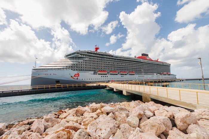Port of Curaçao Welcomes Virgin Voyages’ Brilliant Lady on Her Inaugural Visit