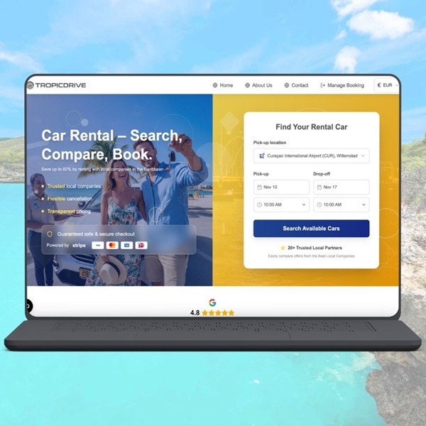TropicDrive.com Launches First Car Rental Platform with Live Comparison and Online Booking in Curaçao