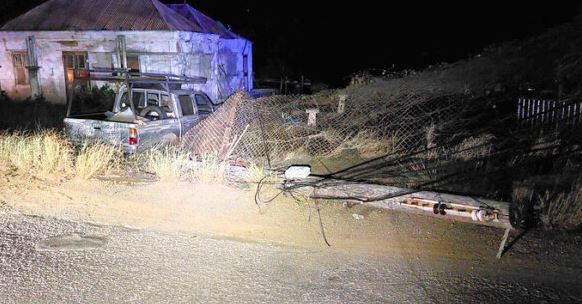 Driver causes power outage after crashing into utility pole