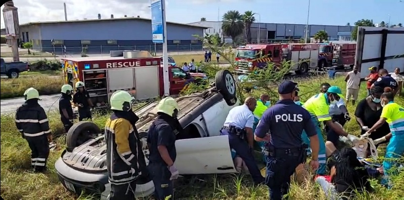 Police busy with traffic accidents