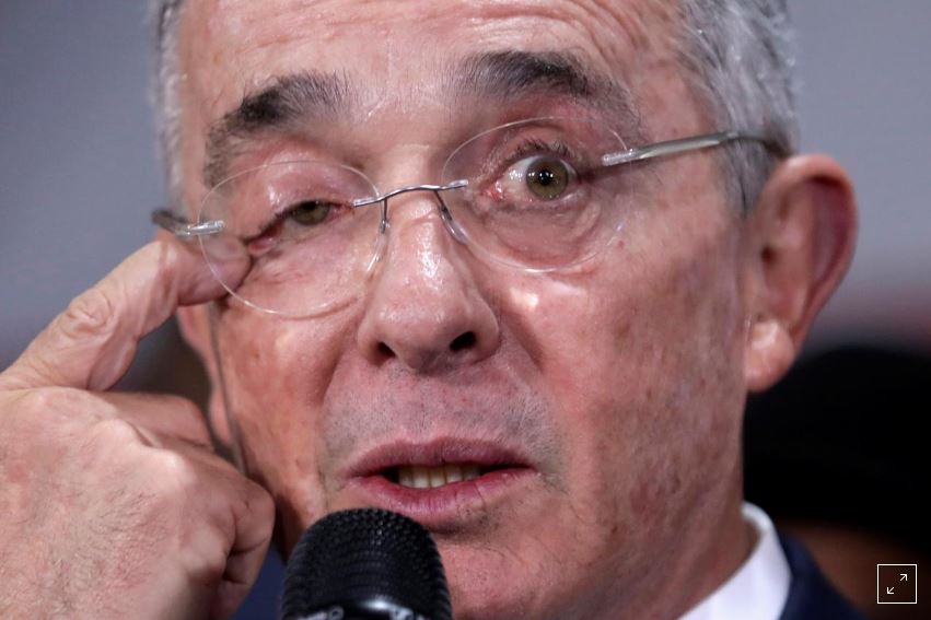 Judge can rule on house arrest order for Colombia ex-president, supreme court says