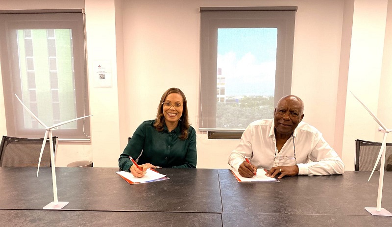 New Wind Turbine Park at Koraal Tabak