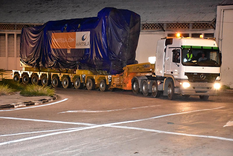 Last diesel generator Dokweg arrived