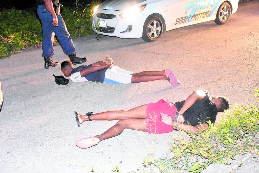 Police arrest young man with ankle monitors