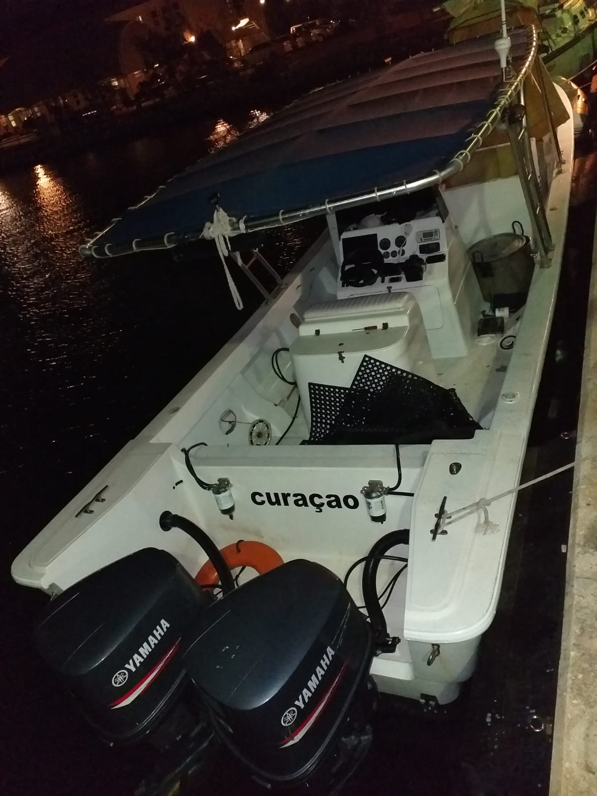 The Coast Guard intercepts a boat in Spanish Water