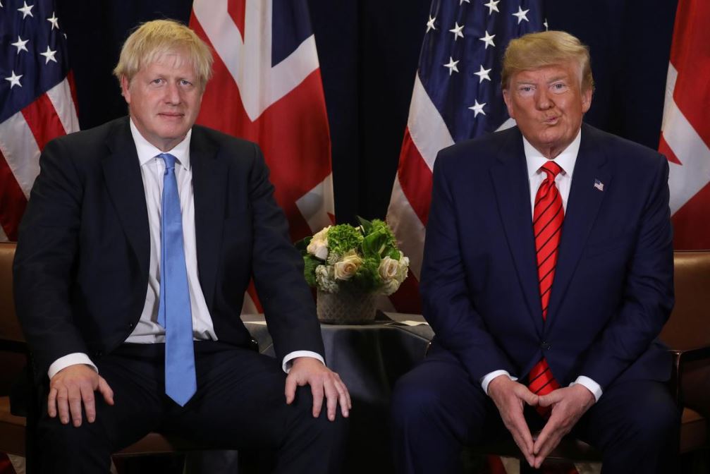 British PM Johnson to Trump: keep out of UK election