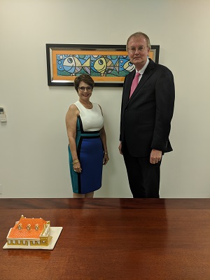Honorary Consul of Finland paid courtesy visit to Dean of the Consular Corps of Curaçao