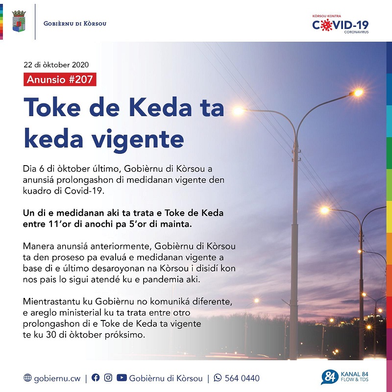 Curfew remains in effect