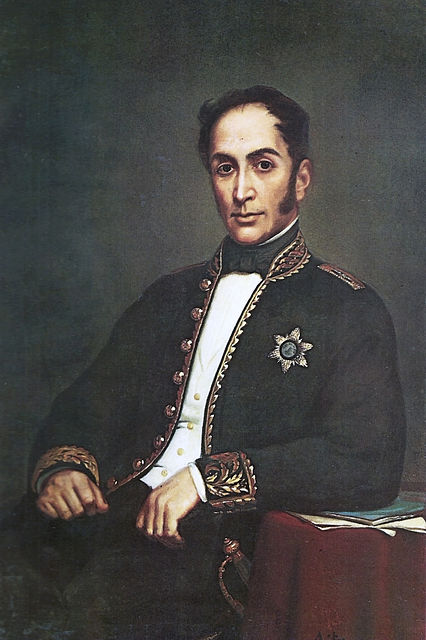 Simon Bolivar on a Dutch street