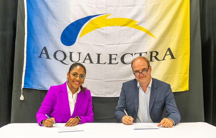 Construction of a new water plant (reverse osmosis) west of Hato area