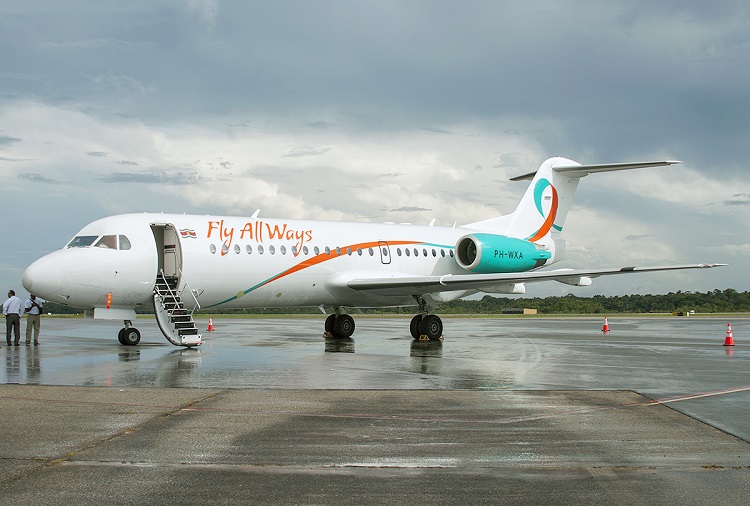 Weekly flights again between Suriname and Curaçao