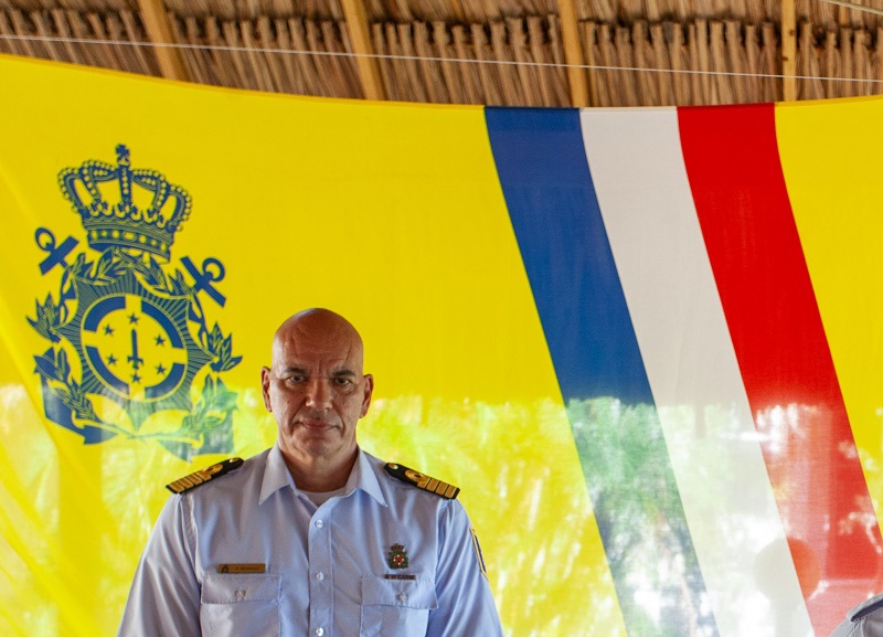Eugene Middelhof says goodbye to the Caribbean Coastguard