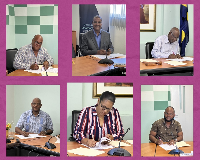 CGOA parties Curaçao sign two covenants