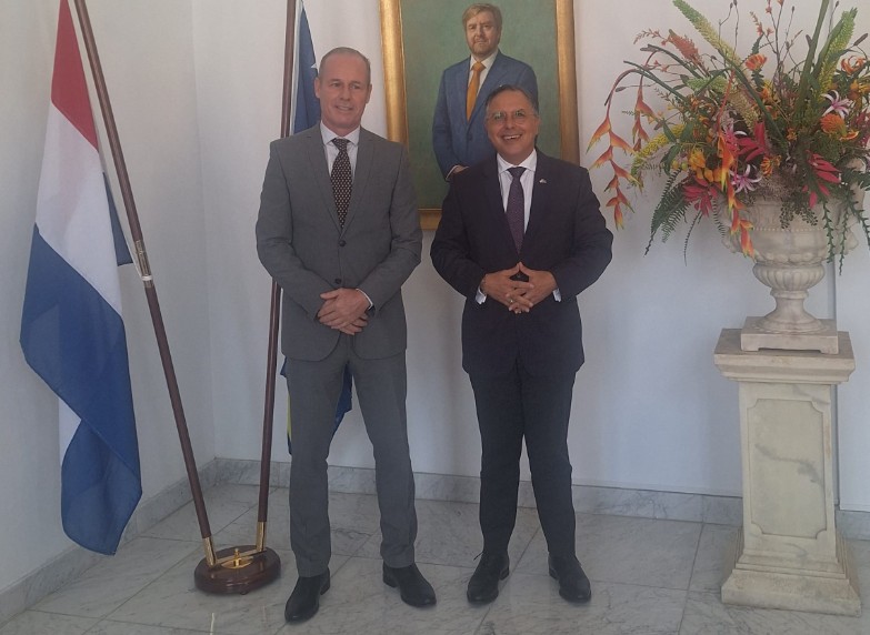 New Honorary Consul of Germany Pays Courtesy Visit to Curaçao Governor