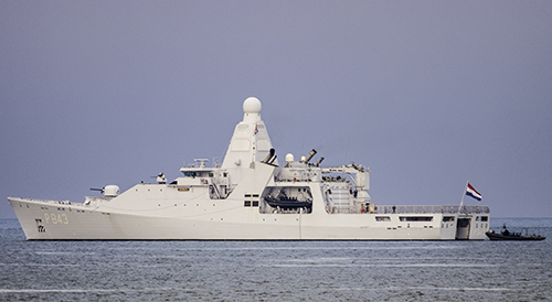 The Groningen will enter the harbor this afternoon