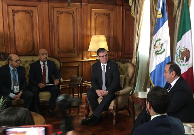 Guatemala's president to discuss migration with Mexico, speak with Trump