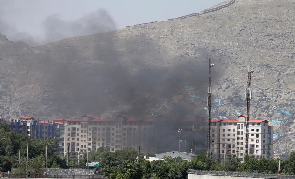 Gun battle ends in Afghan capital after Taliban blast wounds 105