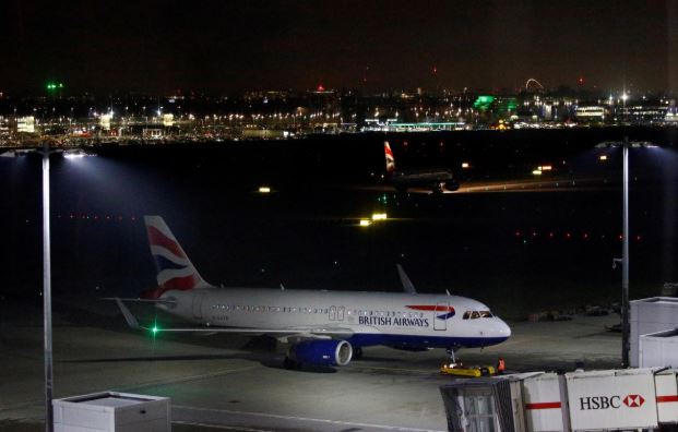 Drone reports temporarily halt flights from London's Heathrow