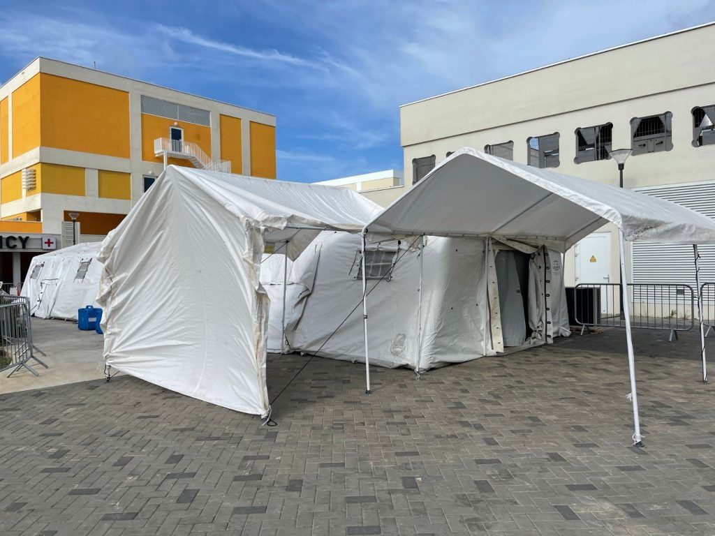 CMC installs the Hospitent for precautionary reasons