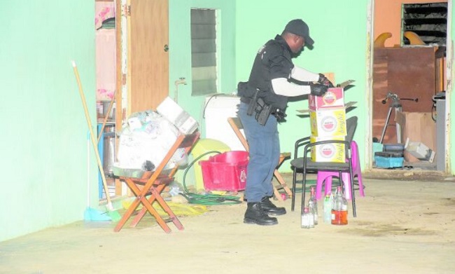 Police dismantled ‘snèk’ in living room