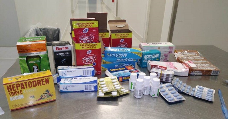 Customs intercepts traveler with a large number of medicines in luggage
