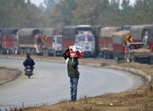 Kashmir apple trade picks up again under shadow of militant attacks