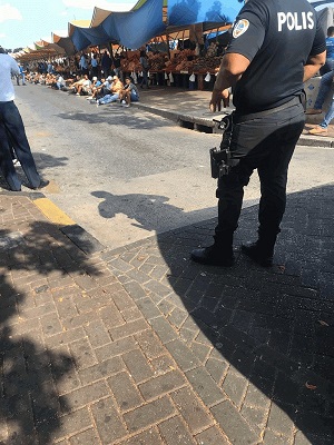 Major inspection at floating market