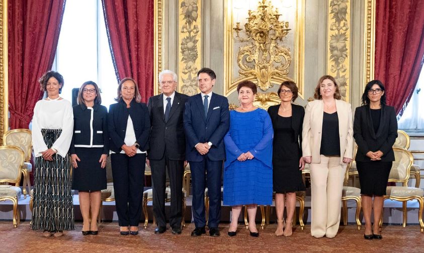 Italy swears in new coalition, seen bolstering EU ties