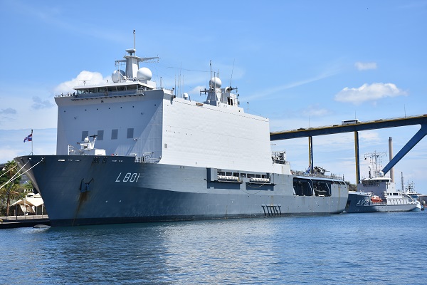 Hard drugs found on navy ship Curaçao