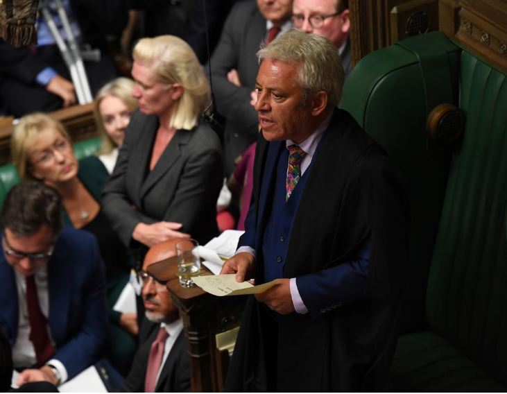 UK parliament Speaker John Bercow announces intention to quit