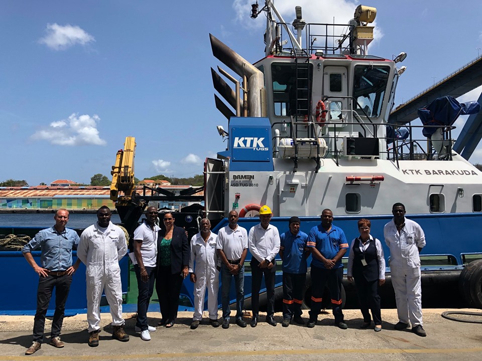 KTK’s tugboat Barakuda recently left for Trinidad