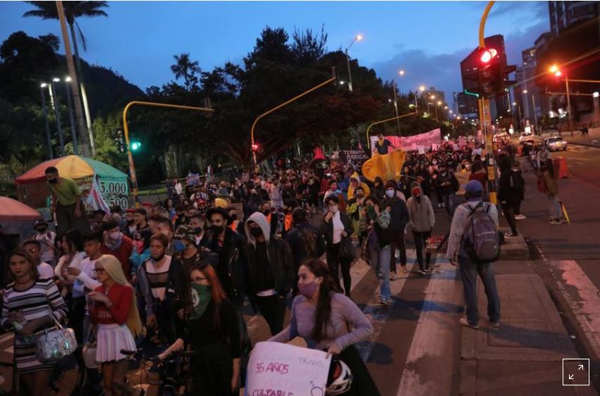 Colombians try to revive mass protest against government, police violence