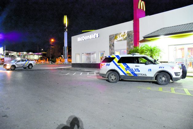 McDonalds Santa Maria assaulted but nothing was taken