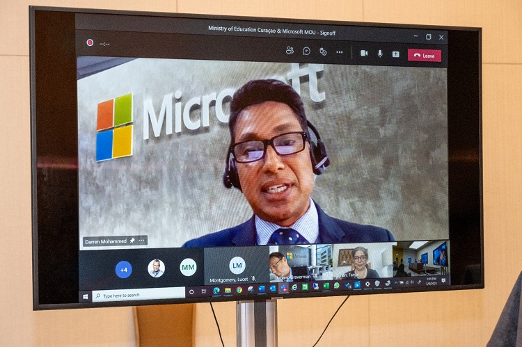 Curaçao and Microsoft sign memorandum of understanding to support digitalization process of the education system