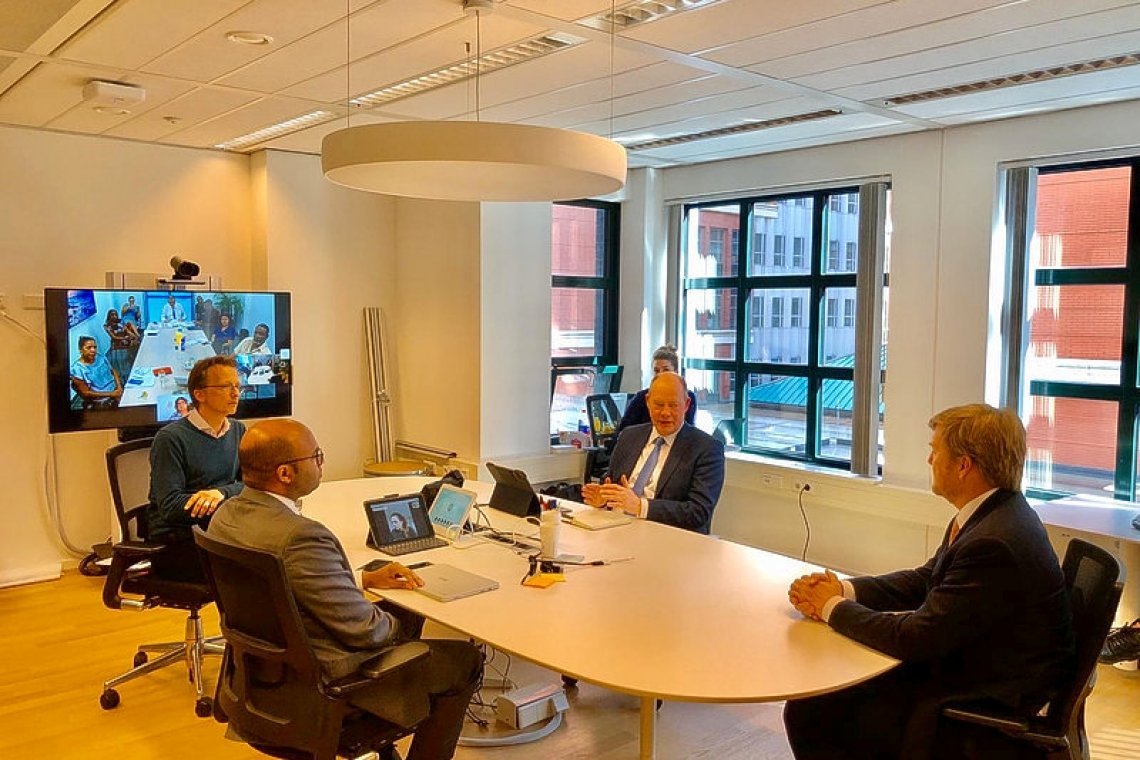 Health Ministry updates King about coronavirus coordination