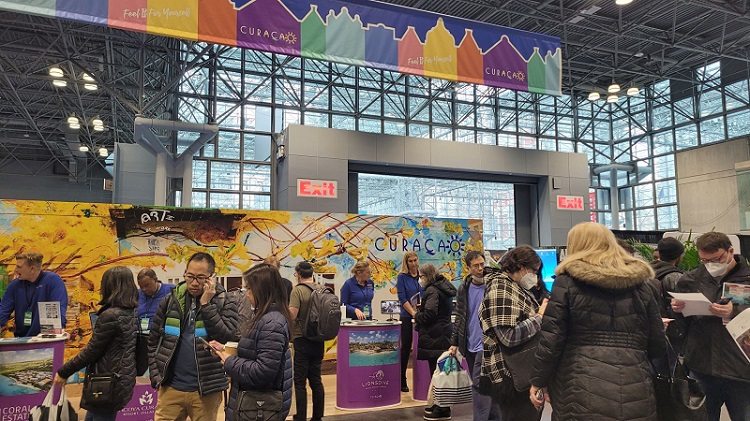 The Curaçao tourism product presented during New York Travel & Adventure Show 2023