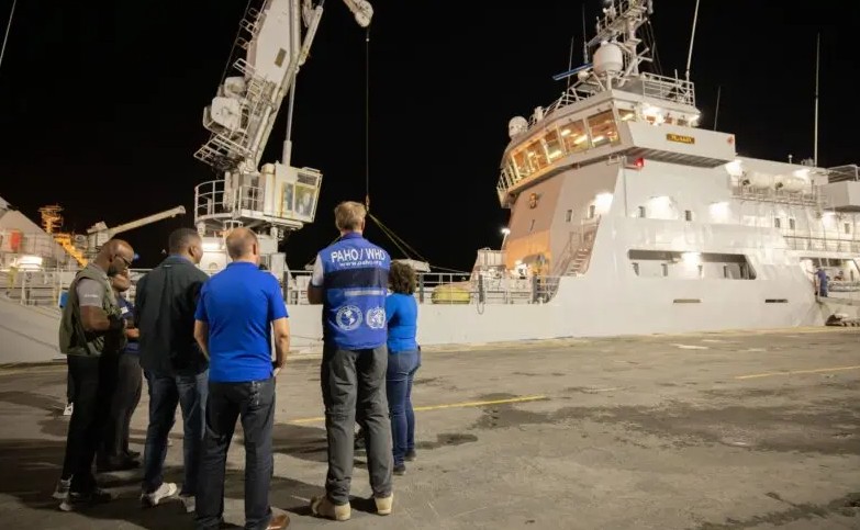 Dutch Naval Ship Zr.Ms. Pelikaan Delivers Second Shipment of Humanitarian Aid to Jamaica