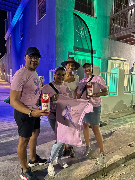 CIBC FirstCaribbean kicks off Walk for the Cure at Kaya Kaya and ready for main fundraising event “Den Ambiente” in fight agains