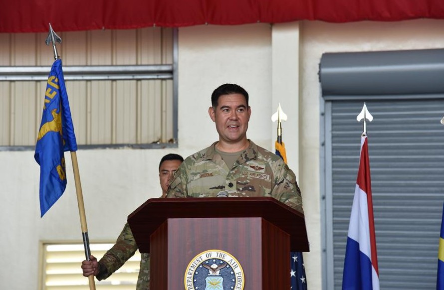 U.S. Cooperative Security Location welcomes new commander Lieutenant Colonel Randall Broome