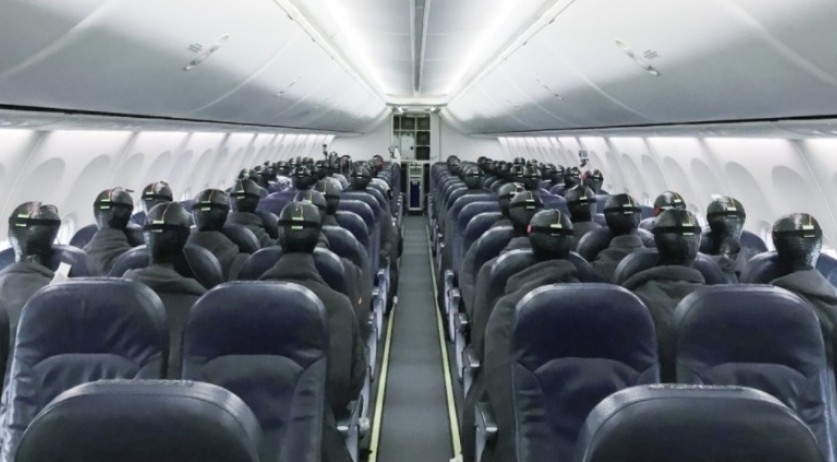 Airplane passengers can't catch Covid from someone more than 3 rows away, study shows