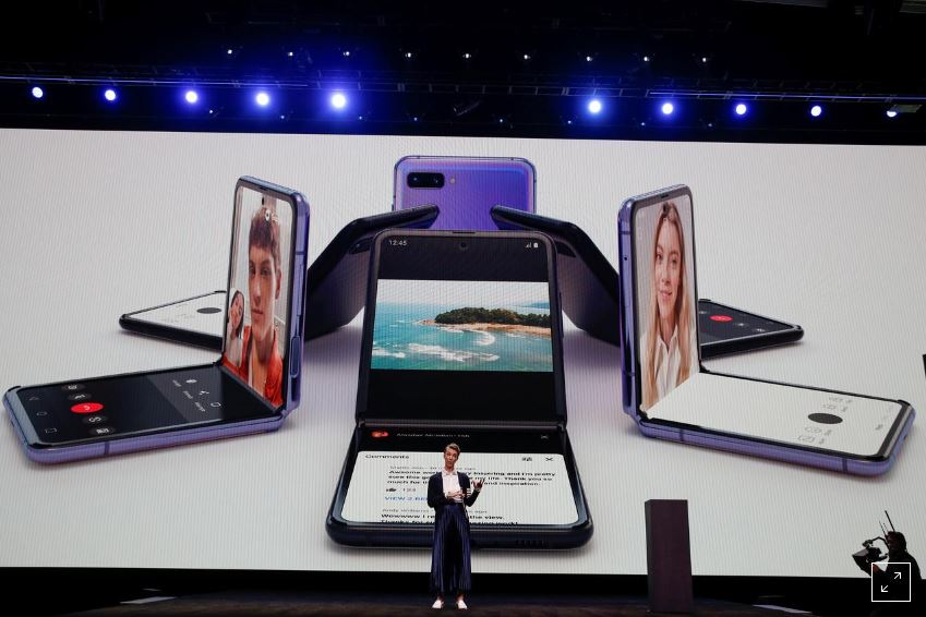 Samsung unveils foldable Galaxy Z phone, challenging Apple design and tech