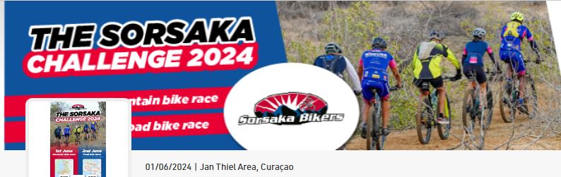 MTB race in the salt flats of Jan Thiel