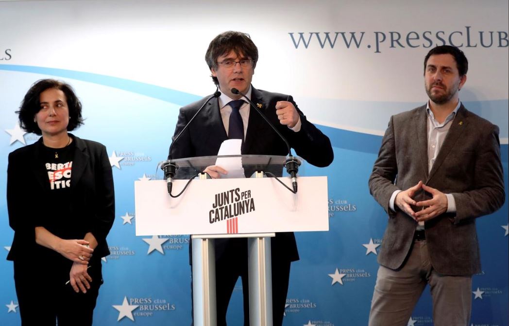 Spanish court rules Catalan ex-leader can stand in European vote