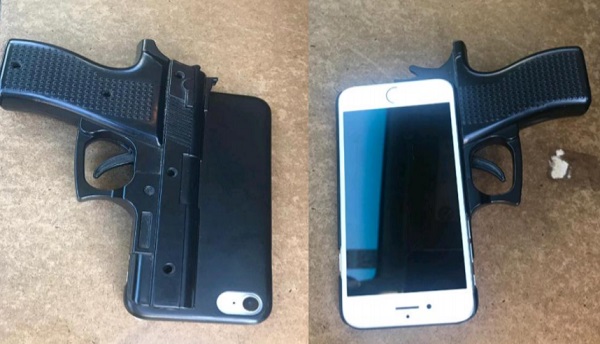 Police warns of weapon phone case