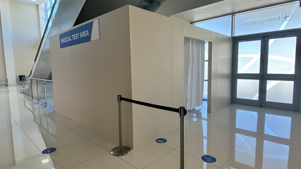 Curacao Airport Partners N.V. gladly extends full cooperation for Medical Test Area