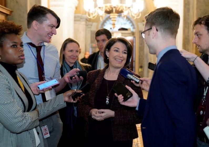 U.S. senators on 'digital detox' as they hear Trump's impeachment trial