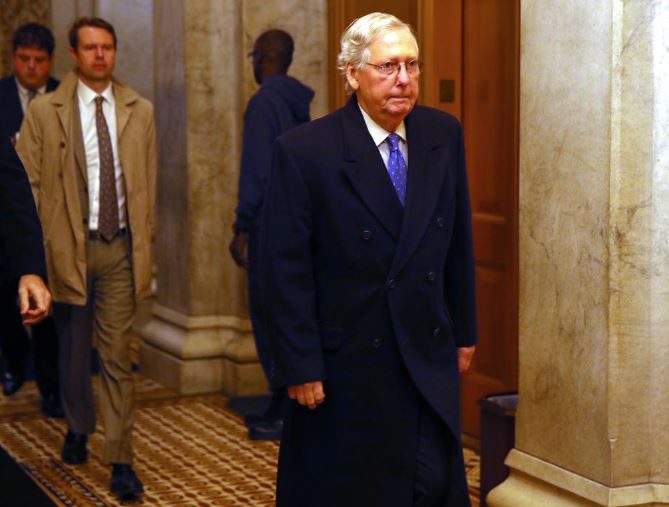 Impeachment of Trump sets 'toxic' precedent, U.S. Senate leader says