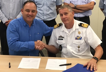 Letter of intent CZMCARIB and Colombian navy signed